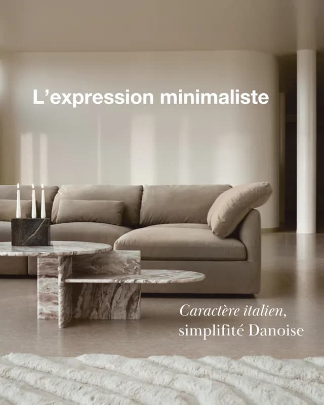Publication « L'expression minimaliste », compte ameublement