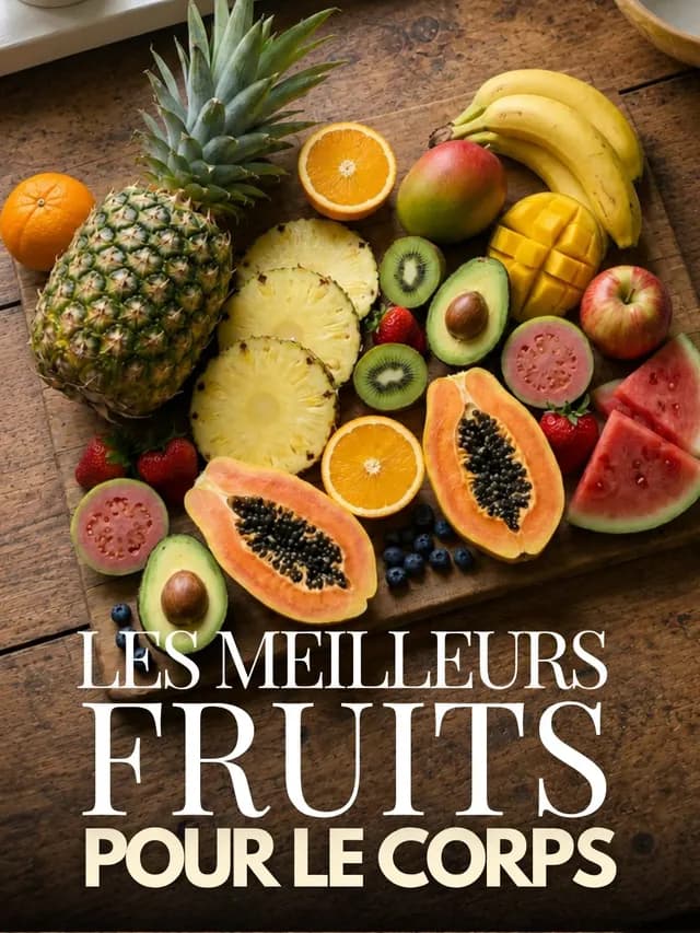 Slide de carrousel sur les meilleurs fruits pour le corps
