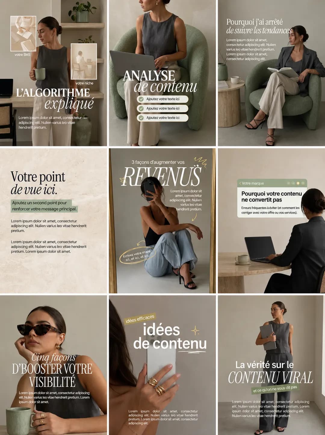 exemple de compte Instagram pour coach/formation/mentorat